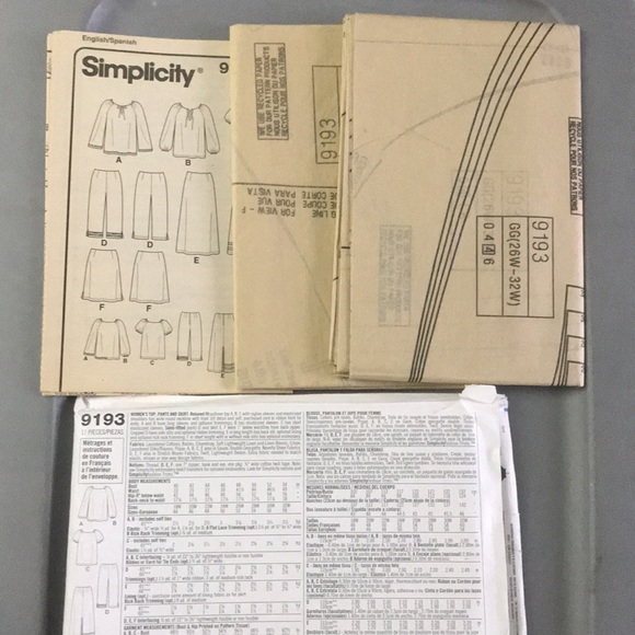 🧵Uncut, sewing pattern - Picture 2 of 3